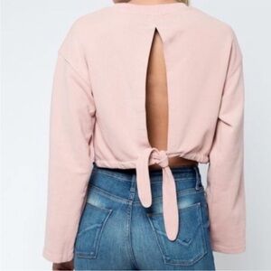 Mod Ref GREY Crop Sweatshirt